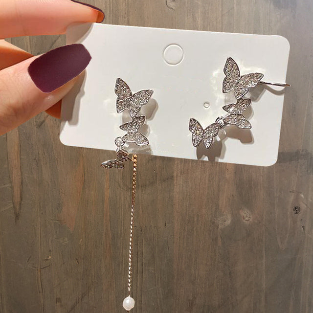 1PC New Fashion Gold Color Moon Star Clip Earrings Ear Cuff