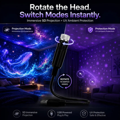 Topacme® 🌟Night Light Projector - Smart Holographic Star Projector
