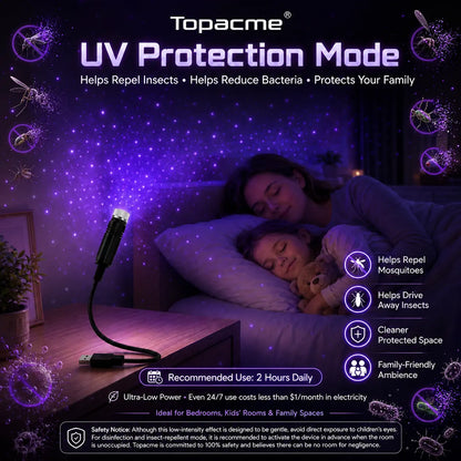Topacme® 🌟Night Light Projector - Smart Holographic Star Projector