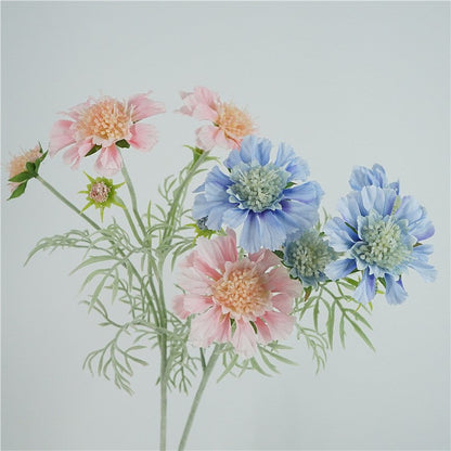 Faux Scabious Flower
